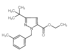 cas no 306936-95-8 is ETHYL 3-(TERT-BUTYL)-1-(3-METHYLBENZYL)-1H-PYRAZOLE-5-CARBOXYLATE