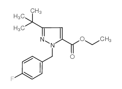 cas no 306936-98-1 is ETHYL 3-(TERT-BUTYL)-1-(4-FLUOROBENZYL)-1H-PYRAZOLE-5-CARBOXYLATE
