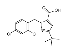 cas no 306937-02-0 is 5-tert-butyl-2-[(2,4-dichlorophenyl)methyl]pyrazole-3-carboxylic acid