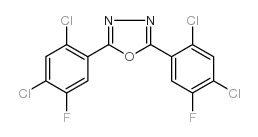 cas no 307557-48-8 is 2,5-bis(2,4-dichloro-5-fluorophenyl)-1,3,4-oxadiazole