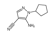 cas no 30929-67-0 is 5-AMINO-1-CYCLOPENTYL-1H-PYRAZOLE-4-CARBONITRILE