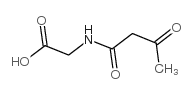 cas no 3103-38-6 is 2-(3-oxobutanoylamino)acetic acid