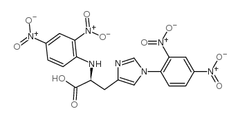 cas no 3129-33-7 is L-Histidine,N,1-bis(2,4-dinitrophenyl)-
