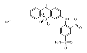 cas no 31314-14-4 is Metanilic acid, 6-anilino-N-(2-nitro-4-sulfamoylphenyl)-, sodium salt