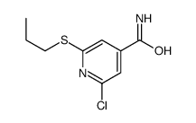 cas no 313269-84-0 is 2-chloro-6-propylsulfanylpyridine-4-carboxamide