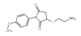 cas no 313379-18-9 is 3-(2-AMINOETHYLSULFANYL)-1-(4-METHOXY-PHENYL)PYRROLIDINE-2,5-DIONE