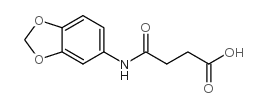 cas no 313393-56-5 is N-BENZO[1,3]DIOXOL-5-YL-SUCCINAMIC ACID