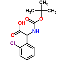 cas no 313490-25-4 is Benzeneacetic acid,2-chloro-a-[[(1,1-dimethylethoxy)carbonyl]amino]-