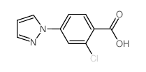 cas no 313674-12-3 is 2-Chloro-4-(1h-pyrazol-1-yl)benzenecarboxylic acid