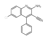 cas no 31407-27-9 is 3-Quinolinecarbonitrile,2-amino-6-chloro-4-phenyl-