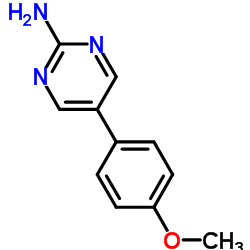 cas no 31408-47-6 is 5-(4-Methoxyphenyl)pyrimidin-2-amine