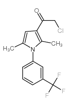 cas no 314245-30-2 is 1-ETHANONE, 2-CHLORO-1-[2,5-DIMETHYL-1-[3-(TRIFLUOROMETHYL)PHENYL]-1H-PYRROL-3-YL]-