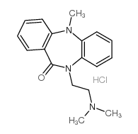 cas no 315-80-0 is 11H-Dibenzo[b,e][1,4]diazepin-11-one,10-[2-(dimethylamino)ethyl]-5,10-dihydro-5-methyl-, hydrochloride (1:1)