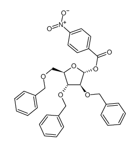 cas no 31598-79-5 is 2,3,5-TRI-O-BENZYL-1-O-(4-NITROBENZOYL)-D-ALPHA-ARABINOFURANOSE