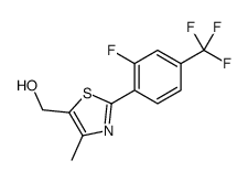 cas no 317319-36-1 is [2-[2-fluoro-4-(trifluoromethyl)phenyl]-4-methyl-1,3-thiazol-5-yl]methanol