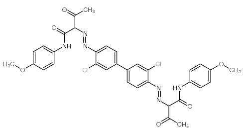 cas no 31775-16-3 is 2-[[2-chloro-4-[3-chloro-4-[[1-(4-methoxyanilino)-1,3-dioxobutan-2-yl]diazenyl]phenyl]phenyl]diazenyl]-N-(4-methoxyphenyl)-3-oxobutanamide