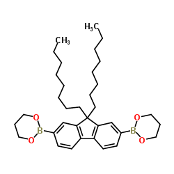 cas no 317802-08-7 is 2-[7-(1,3,2-dioxaborinan-2-yl)-9,9-dioctylfluoren-2-yl]-1,3,2-dioxaborinane