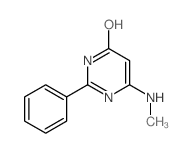 cas no 31937-01-6 is 4(3H)-Pyrimidinone, 6-(methylamino)-2-phenyl-
