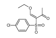 cas no 32083-35-5 is 3-((4-CHLOROPHENYL)SULFONYL)-4-ETHOXYBUT-3-EN-2-ONE