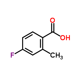 cas no 321-21-1 is 4-Fluoro-2-methylbenzoic acid
