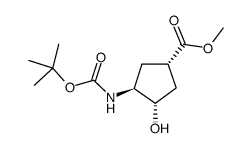 cas no 321744-19-8 is (1S,2S,4S)-N-BOC-1-AMINO-2-HYDROXYCYCLOPENTANE-4-CARBOXYLIC ACID METHYL ESTER