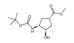 cas no 321744-21-2 is methyl (1S,3R,4S)-3-hydroxy-4-[(2-methylpropan-2-yl)oxycarbonylamino]cyclopentane-1-carboxylate
