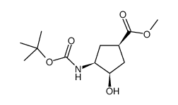 cas no 321744-23-4 is methyl (1R,3S,4R)-3-{[(tert-butoxy)carbonyl]amino}-4-hydroxycyclopentane-1-carboxylate