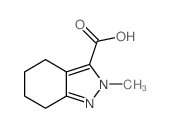 cas no 32287-00-6 is 2-methyl-4,5,6,7-tetrahydro-2H-indazole-3-carboxylic acid(SALTDATA: FREE)