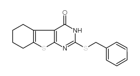 cas no 324036-21-7 is 2-(BENZYLTHIO)-5,6,7,8-TETRAHYDRO-[1]-BENZOTHIENO[2,3-D]PYRIMIDIN-4(1H)-ONE