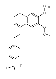 cas no 324076-69-9 is 1-[2-(4-(Trifluoromethyl)phenyl)ethyl]-6,7-dimethoxy-3,4-dihydroisoquinoline