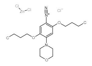 cas no 32457-96-8 is 2,5-dibutoxy-4-morpholinobenzenediazonium chloride zinc chloride