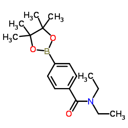 cas no 325142-99-2 is N,N-diethyl-4-(4,4,5,5-tetramethyl-1,3,2-dioxaborolan-2-yl)benzamide
