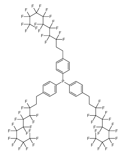 cas no 325459-92-5 is tris[4-(3,3,4,4,5,5,6,6,7,7,8,8,9,9,10,10,10-heptadecafluorodecyl)phenyl]phosphane