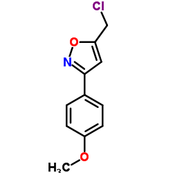 cas no 325744-41-0 is 5-(Chloromethyl)-3-(4-methoxyphenyl)isoxazole