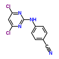 cas no 329187-59-9 is 4-[(4,6-Dichloropyrimidin-2-yl)amino]benzonitrile