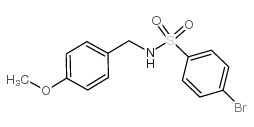 cas no 329939-43-7 is 4-Bromo-N-(4-methoxybenzyl)benzenesulfonamide
