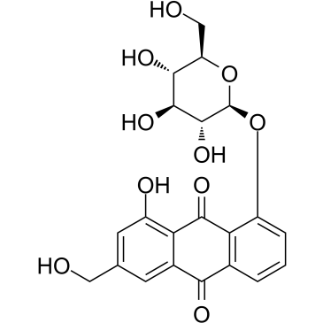 cas no 33037-46-6 is Aloe-emodin-8-O-β-D-glucoside