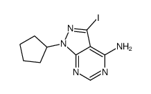 cas no 330794-31-5 is 1-CYCLOPENTYL-3-IODO-1H-PYRAZOLO[3,4-D]PYRIMIDIN-4-AMINE