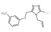 cas no 331272-48-1 is 3-[(3-methylphenoxy)methyl]-4-prop-2-enyl-1H-1,2,4-triazole-5-thione