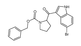 cas no 331842-86-5 is benzyl 2-(5-bromo-1H-indole-3-carbonyl)pyrrolidine-1-carboxylate
