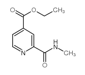cas no 332013-42-0 is ethyl 2-(methylcarbamoyl)pyridine-4-carboxylate