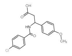 cas no 332052-54-7 is 3-(4-CHLORO-BENZOYLAMINO)-3-(4-METHOXY-PHENYL)-PROPIONIC ACID