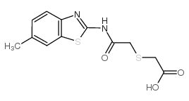 cas no 332383-09-2 is [(6-METHYL-BENZOTHIAZOL-2-YLCARBAMOYL)-METHYLSULFANYL]-ACETIC ACID