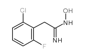 cas no 333748-81-5 is 2-(2-CHLORO-6-FLUORO-PHENYL)-N-HYDROXY-ACETAMIDINE