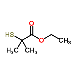 cas no 33441-50-8 is 2-MERCAPTO-2-METHYL-PROPANOIC ACID ETHYL ESTER