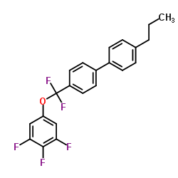 cas no 337456-92-5 is 3,5-Difluoro-4-[difluoro(3,4,5-trifluorophenoxy)methyl]-4'-propyl-1,1'-biphenyl