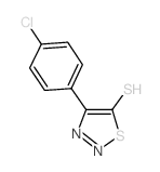 cas no 338408-98-3 is 4-(4-CHLOROPHENYL)-1,2,3-THIADIAZOLE-5-THIOL