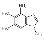 cas no 338410-75-6 is 1H-Benzimidazol-4-amine,1,5,6-trimethyl-
