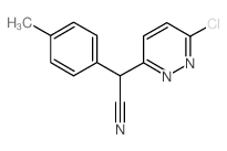cas no 339008-32-1 is 2-(6-CHLOROPYRIDAZIN-3-YL)-2-(4-METHYLPHENYL)ACETONITRILE