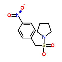 cas no 340041-91-0 is 1-[(4-Nitrobenzyl)sulfonyl]pyrrolidine